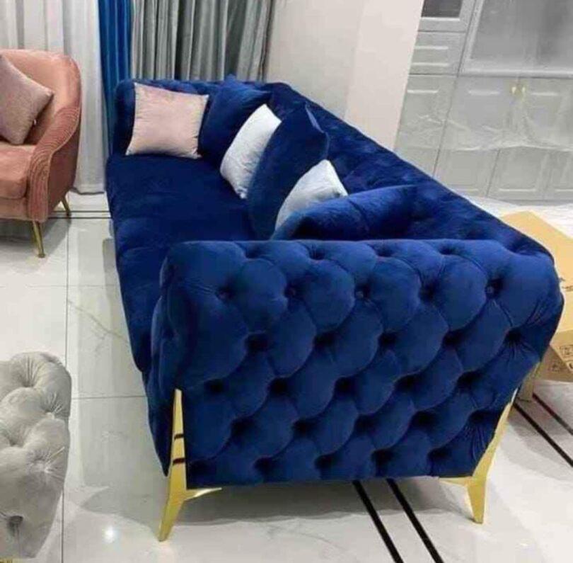 Chesterfield Luxury Sofa – Classic Tufted Design | U-Shape, 2C2, 3+2 Seater 5