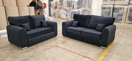 Borios Luxury Sofa Collection – U-Shape, 2C2, 3+2 Seater Modern Fabric Sofa 1
