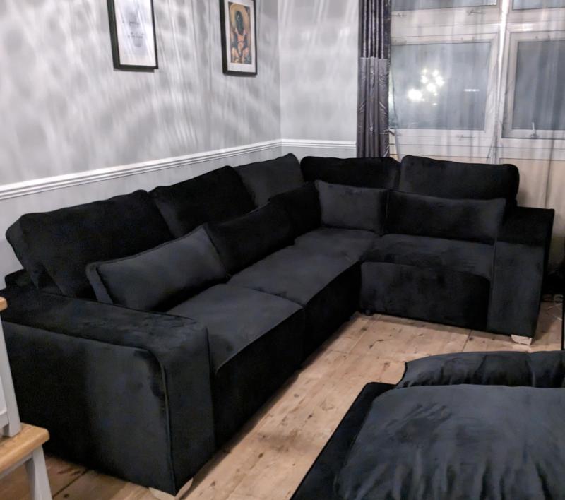 Borios Luxury Sofa Collection – U-Shape, 2C2, 3+2 Seater Modern Fabric Sofa 8